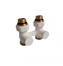 Узел нижнего подключения КЗТО PREMIUM 1/2ʹ х 3/4ʹ Eurokonus, прямой RAL 1T104S9016 УНППRAL1T104S9016