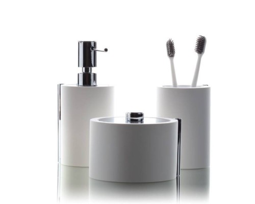 Bertocci Easy Дозатор для жидкого мыла, настольный, цвет: белый/хром. 130 0948 0000