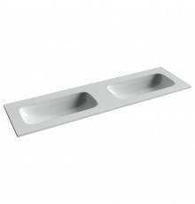 Мебельная раковина Ceramicanova Grace прямоугольная 161см с двумя чашами без отверстий под смеситель CN7023wx