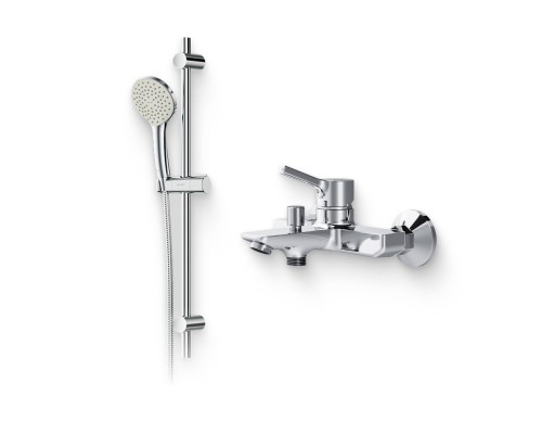 Душевой комплект Смеситель AM.PM X-Joy S F85B10000 + Гарнитур Gem F0190000 хром