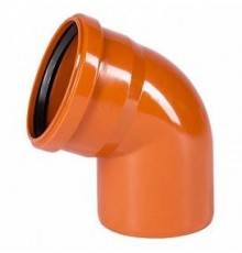 Отвод, Ostendorf, KGB, 67°, 110, 110, PVC (поливинилхлорид)