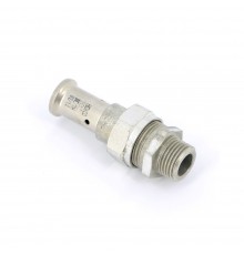 Муфта плоское уплотнение, латунь пресс, 20x1/2 HENCO 26P-2004