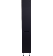 Шкаф-пенал Style Line Бергамо Люкс Plus 30 L с бельевой корзиной, антискрейтч черный