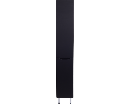 Шкаф-пенал Style Line Бергамо Люкс Plus 30 L с бельевой корзиной, антискрейтч черный Шкаф-пенал Style Line Бергамо Люкс Plus 30 L с бельевой корзиной, антискрейтч черный