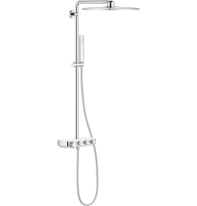 Душевая стойка Grohe Euphoria SmartControl 310 Duo Cube 26508LS0 белая луна, с термостатом