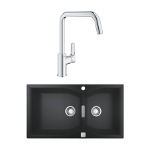 Комплект Мойка Grohe K700 + Смеситель Eurosmart