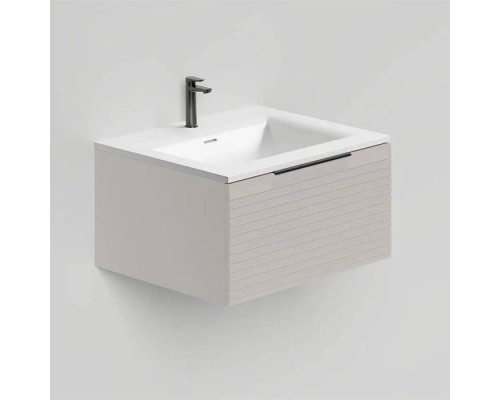 Salini Touch Тумба подвесная 60х50х32см., с раковиной, 1 ящик, гор. фрез., цвет: Grey. T600H1GON205