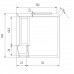 EBAN Singolo DX Зеркало 104x102 см, в раме со шкафчиком правым, цвет: noce. FAC04PO,  FCPLS102DN noce*1