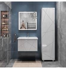 Мебель для ванной комнаты Vigo Geometry 60 подвесная, белая, раковина Como 60