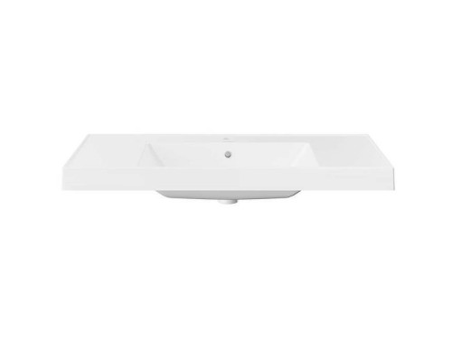 Kerama Marazzi Cubo Раковина подвесна 101х48.5см., с 1 отв., цвет: белый глянцевая. CU.wb.100
