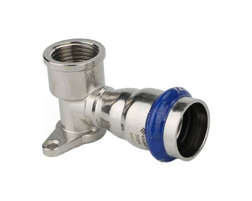 Водорозетка раструбная Varmega Inox Press с внутренней резьбой 18×½ . VM716001804