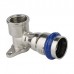 Водорозетка раструбная Varmega Inox Press с внутренней резьбой 18×½ . VM716001804