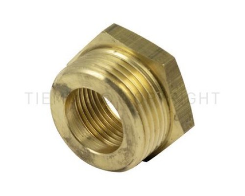 Футорка латунная с плоским торцом Tiemme 3/8 ВРх1/2 НР. 4710050 Футорка латунная с плоским торцом Tiemme 3/8 ВРх1/2 НР. 4710050