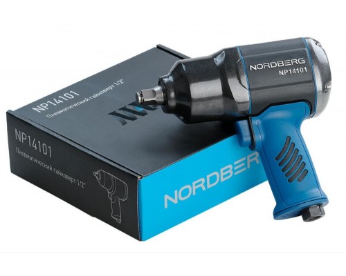 Гайковерт пневматический ударный NORDBERG 1/2", 1300 Нм NP14101 Гайковерт пневматический ударный NORDBERG 1/2", 1300 Нм NP14101
