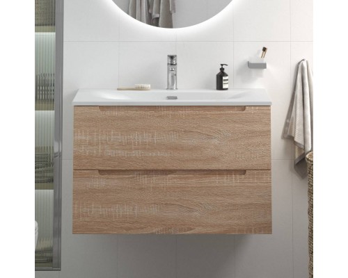 Тумба с раковиной BelBagno Etna 90 rovere bianco, раковина BB-8099-90 Тумба с раковиной BelBagno Etna 90 rovere bianco, раковина BB-8099-90