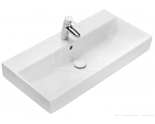 Roca 7.3274.C.500.Y Oleta Раковина накладная 800х390х163 мм, с отв. под смес., с отв. перелива 3274C500Y