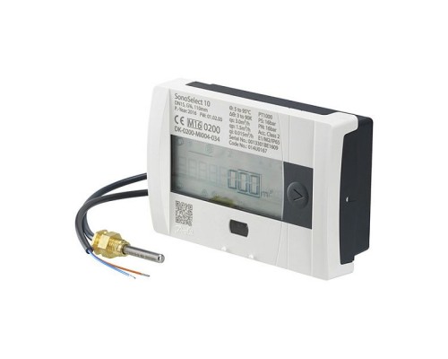 Теплосчётчик ультразвуковой Danfoss SonoSelect Ду 15мм 1,5 м³/ч 110 x G ¾ . 014U0147