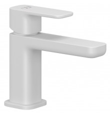 Kludi 42 290 5375 Renon Смеситель для раковины 85 мм, гладкий, 5 л/мин, черный мат, белый мат 422905375