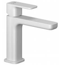 Kludi 42 288 5375 Renon Смеситель для раковины 110 мм, Push-Open, 5 л/мин, белый мат 422885375