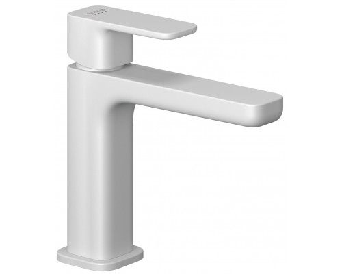 Kludi 42 288 5375 Renon Смеситель для раковины 110 мм, Push-Open, 5 л/мин, белый мат 422885375