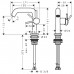 Hansgrohe Tecturis S Смеситель для раковины, 1 отв., с донным клапаном Push-Open, цвет: белый матовый. 73320700