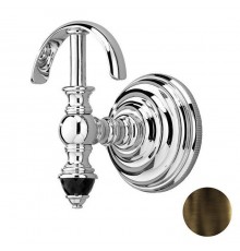 DevonDevon Black Diamond Крючок вешалка, подвесной, цвет: черный/бронза. BLKD522BR