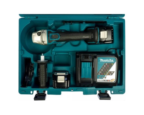 Машина шлифовальная угловая аккумуляторная Makita DGA506RME Машина шлифовальная угловая аккумуляторная Makita DGA506RME