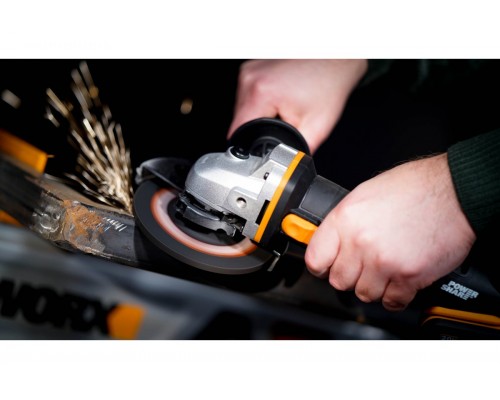 Угловая шлифмашина аккумуляторная WORX WX803.9, 20В, 125 мм, без АКБ и ЗУ