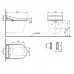TOTO WASHLET RG Сиденье, с дистанционным управлением, для унитаза CW553EY/CW561, цвет: белый. TCF34270GEU