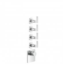 Gessi Inciso Смеситель для душа, встраиваемый, термостатический, внешняя часть, цвет: хром. 58218#031