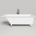 Salini Cascata KIT Ванна встраиваемая, с прямоугольной чашей, 170х75х60см, регулируемые ножки, донный клапан UpDown, сифон S-Stone, цвет: белый матовый. 104323M