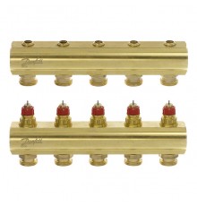 Комплект коллекторов Danfoss FHF-5 для 5 контуров. 088U0505