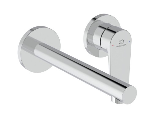 Ideal Standard Ceralife O Смеситель для раковины, настенный, излив: 18см., без донного клапана, для монтажа с A1313NU цвет: хром. BE019AA