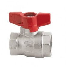 Краны шаровые Кран шаровой полнопроходной Ду50 RED6 резьба внутр.внутр ручка бабаочка латунь CIM RED6/1 2
