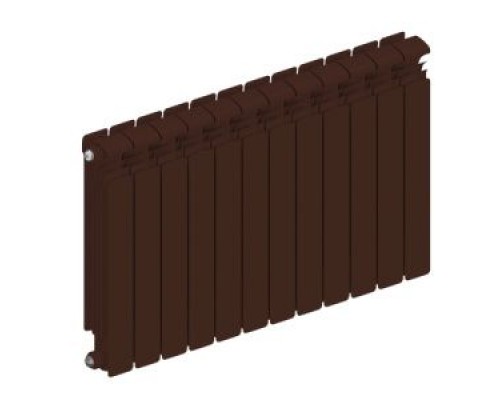 Радиаторы алюминиевые секционные Радиатор алюминиевый Rifar Alum 500/12 RAL8016 ra50012 RAL8016