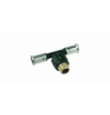 Фитинги под пресс-инструмент Тройник НР, ПВДФ пресс, 20x1/2x20 HE 14PK-200420
