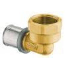 Фитинги под пресс-инструмент PRESSFAR SERIE GIALLA - GOMITO FEMMINA 1' 25X2,5 4905 2502