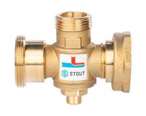 STOUT SVM-0050 Термостатический смесительный клапан G 1)41/2M-G 1)41/2F-G 1)4M 60°С (SVM-0050-326006) STOUT SVM-0050 Термостатический смесительный клапан G 1)41/2M-G 1)41/2F-G 1)4M 60°С (SVM-0050-326006)