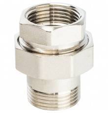 Разъемное соединение STOUT американка ВН никелированное, уплотнение под гайкой 1 o-ring кольцо (SFT-0041-000001)