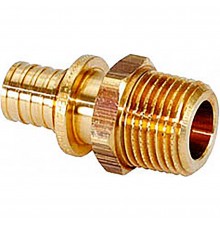 Переходник REHAU RAUTITAN с наружной резьбой 40-R 1 1/4 RX+ для труб из сшитого полиэтилена аксиальный (14563231001)