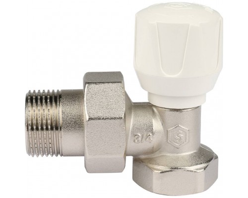 Клапан ручной терморегулирующий STOUT SVR угловой 3/4 (SVR-2102-000020)
