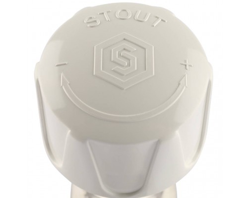 Клапан ручной терморегулирующий STOUT SVR угловой 3/4 (SVR-2102-000020)