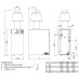 Газовый напольный котел Baxi SLIM EF 1.61 с открытой камерой (A7116069)