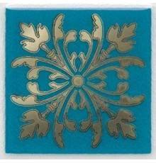 Вставка Kerama Marazzi Клемансо глянцевая 4,9х4,9 бирюзовая