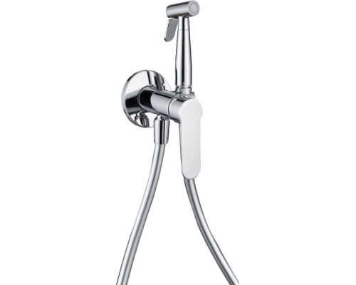 Гигиенический душ Aquanet Passion AF300-52C со смесителем, С ВНУТРЕННЕЙ ЧАСТЬЮ