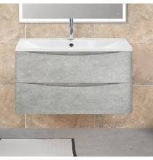 Тумба с раковиной BelBagno Acqua 80 подвесная, cemento verona grigio