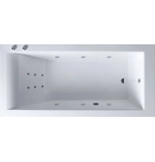 Ванна из искусственного камня Эстет Дельта ФР-00010023 стандарт 170x80 см, с гидромассажем, с каркасом