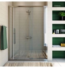 Душевая дверь в нишу GuteWetter Guwer GK-662D 125 см стекло бесцветное, профиль хром