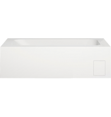 Ванна из искусственного камня Salini Orlanda Plus Kit S-Sense 190x100 см, с ножками, со сливом-переливом, с донным клапаном, матовая