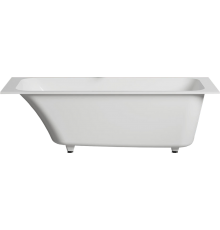 Ванна из искусственного камня Salini Orlanda Kit S-Stone 170x70 см, с ножками, со сливом-переливом, с донным клапаном, матовая